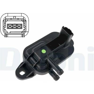 Senzor, tlak výfukového plynu DELPHI DPS00025-12B1