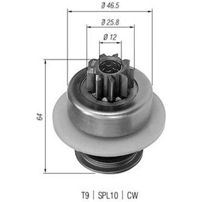 MAGNETI MARELLI Pastorek, startér 940113020034