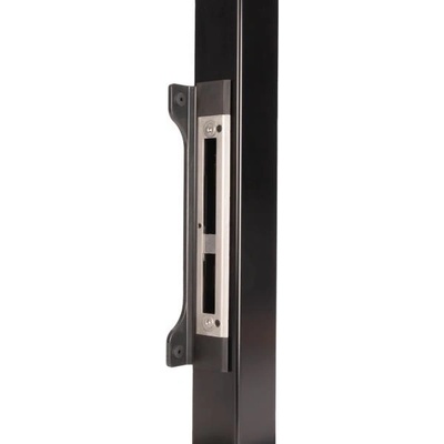 LOCINOX SFKU 40 7016 – dorazová lišta pro zadlabací zámky , pro profil 40 až 80 mm, pro křídlové branky, antracit