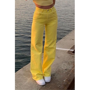 Madmext Дамски дънки - Жълти 307100 (307100_Жълт)