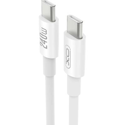 XO NB-Q298 USB-C / USB-C PD 240W 1m bílý