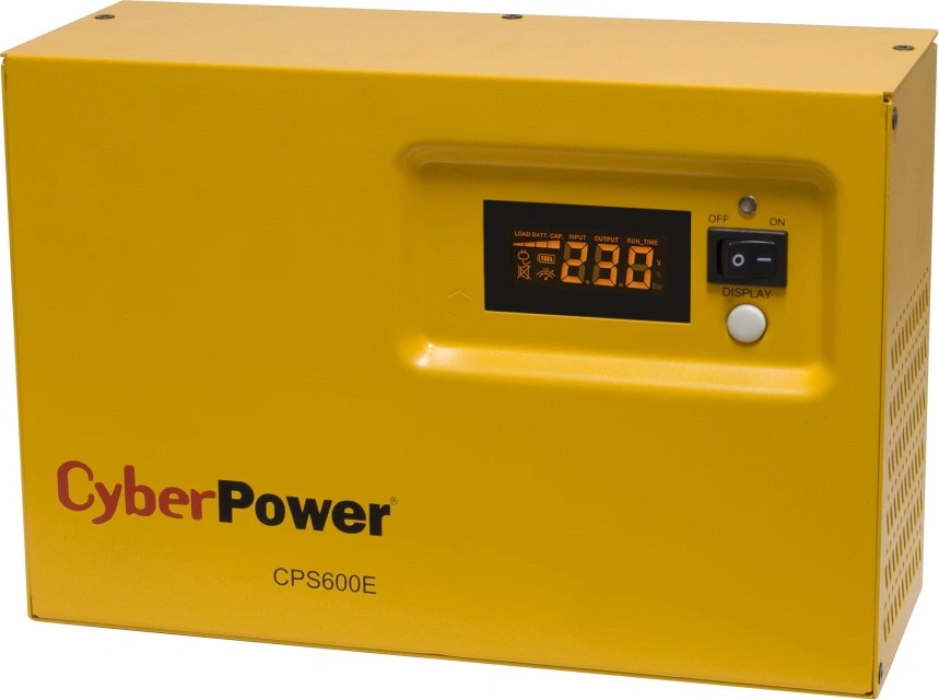 Инвертор Cyberpower 600VA/420W, 170-270 Vac, 12 Vdc, 1x Schuko, AVR, чиста синусоида | CPS600E (CPS600E)