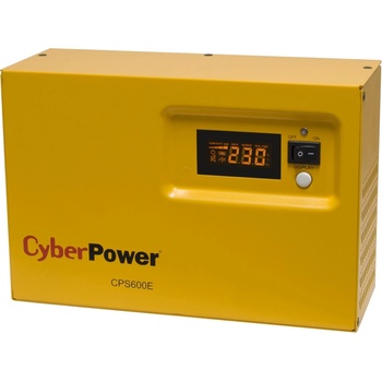 Инвертор Cyberpower 600VA/420W, 170-270 Vac, 12 Vdc, 1x Schuko, AVR, чиста синусоида | CPS600E (CPS600E)