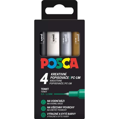 Posca PC-1M 4 ks