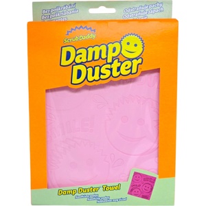  SCRUB DADDY универсална кърпа за почистване, Damp Duster, 1 брой, Розов