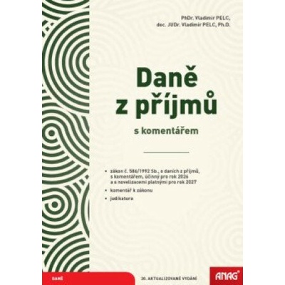 Daně z příjmů s komentářem 2026