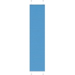 vidaXL Плисирана щора, синя, 50x200 см, ширина на плата 49, 4 см, полиестер (4015201)