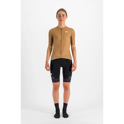 Sportful Checkmate jersey gold mauve dámský