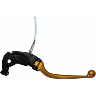 ACCOSSATO Brake lever folding ACCOSSATO LV022 with integrated adjuster for Nissin radial master cylinder zlatá
