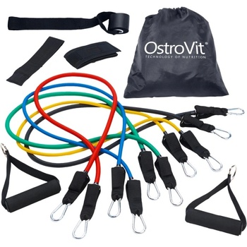 Image 1 of OstroVit Тренировъчен комплект ластици 11 части / Resistance Band Set