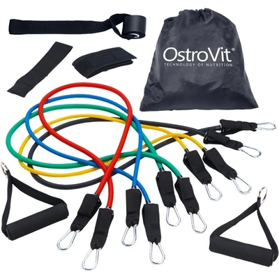 OstroVit Тренировъчен комплект ластици 11 части / Resistance Band Set