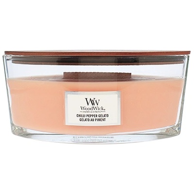 WoodWick Chilli Pepper Gelato ароматна свещ с дървен фитил 453, 6 гр