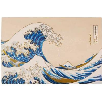 Moriarty Art Project Hliníková cedule Velká vlna, Hokusai