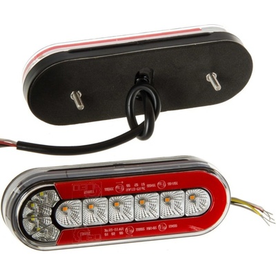Led Sdružené Světlo Zadní Malé Oválné 12v 24v | Zboží Auto