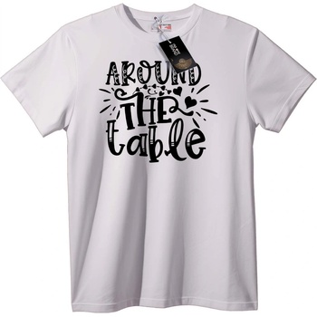 NOONEBRAND Тениска Около Масата - 6XL, Black