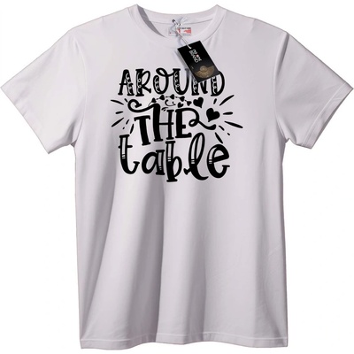 NOONEBRAND Тениска Около Масата - 6XL, Black