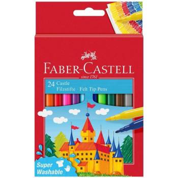 Faber-Castell Флумастери Замък, 24 цвята (1010180024)