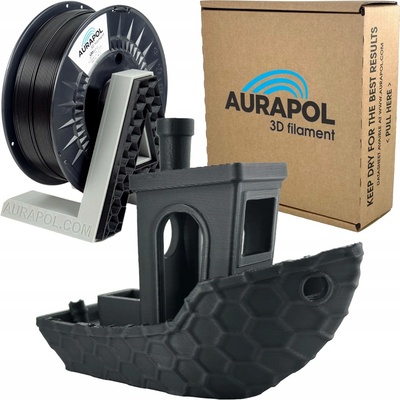 AURAPOL PLA – Černá 1,75 mm; 1 kg