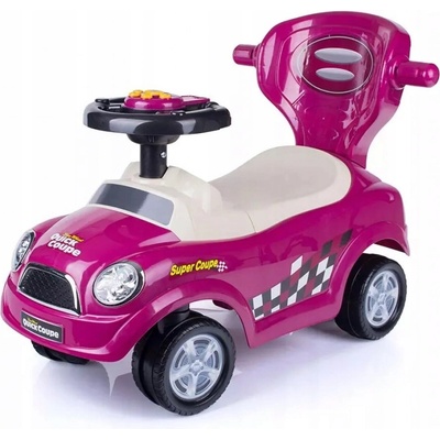 ECOTOYS se zvuky a vodící tyčí Auto modré