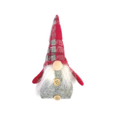 Коледен гном в сиво, 18 см (46643)
