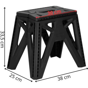 Skládací stolička SPRINGOS TRAX šedá