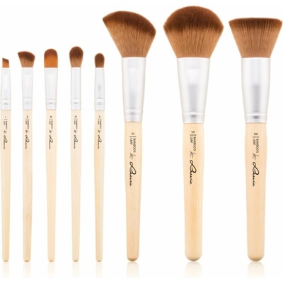 Luvia Cosmetics Bamboo’s Leaf I. Smoothy Eyeliner štětec na oční linky 1 ks + II. Colour Applicator štětec na rozmazávání očních stínů 1 ks + III. Camouflage Concealer štětec na korektor 1 ks + IV. Cr