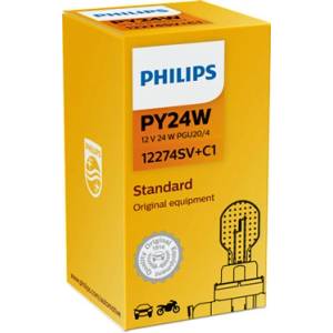 Philips Крушка, мигач philips py24w, 12v, 24w, 1 бр - Maslatabg - 48,25 лв