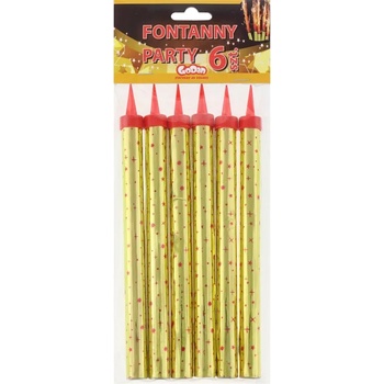 Image 1 of Godan Фонтани за торта златни 18см / 6 бр