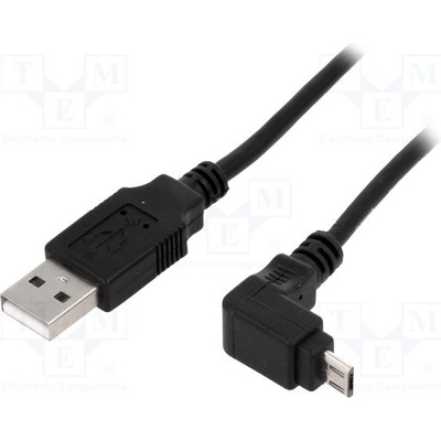 Goobay 95343 USB 2.0, USB A vidlice, USB B micro zástrčka (úhlový )