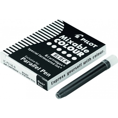Pilot IC-P3-S6 6 náplní do plnícího pera Pilot Parallel 1086 1087 černá
