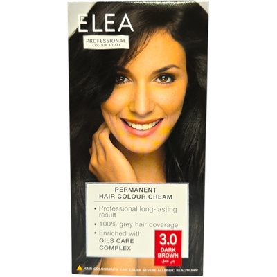 ELEA Professional боя за коса, Professional, Colour & Care, Номер 3.0, Dark Brown