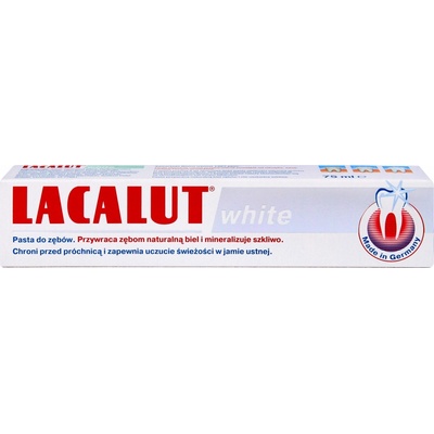 Lacalut White bieliaca zubná pasta 75 ml