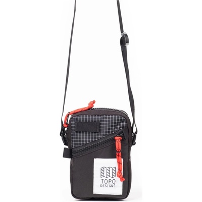 Topo Designs Чанта за рамо Topo designs Mini Shoulder Bag - Black / Grid - размер 1 l (510-5450-1011)