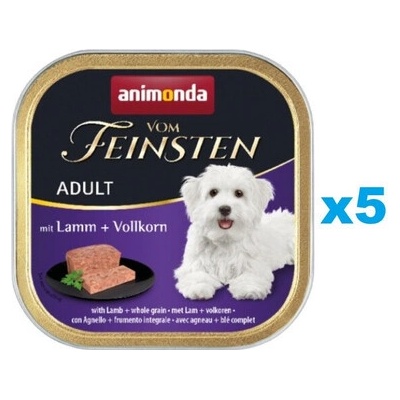 Animonda Vom Feinsten Adult Dog jehněčí a obiloviny 5 x 150 g