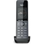 Gigaset COMFORT 520HX - DECT handset with charging cradle - Cordless telephone for router and DECT base, titanium black [Compatible in DE, IT, FR, NL, BE, CHE, AUT] [Without base] - HU-XI-201 (HU-XI-201) Телефонни апарати