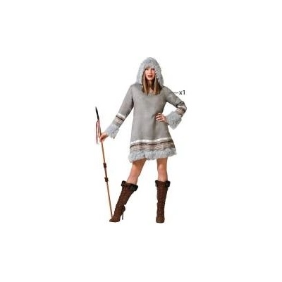 BigBuy Carnival Маскировъчен костюм за възрастни Ескимос Размер XS/S 36cdbc