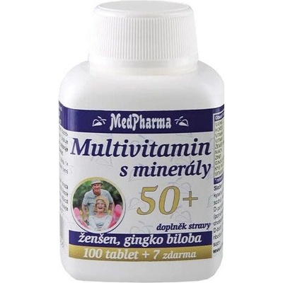 MedPharma Multivitamín s minerálmi 50+ 107 tabliet