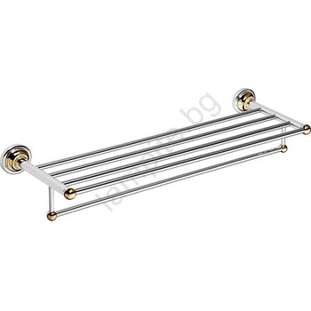 Bemeta Държач за кърпи 66, 5x12 см сребрист/златист (BD0421)