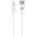 DeTech Кабели за данни DeTech, 10бр. За iPhone 5/6/7, 1.0m, Бял - 14136