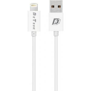 DeTech Кабели за данни DeTech, 10бр. За iPhone 5/6/7, 1.0m, Бял - 14136