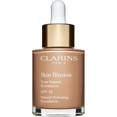Clarins Skin Illusion Natural Hydrating SPF15 hydratační make-up s uv filtrem 112 Amber 30 ml