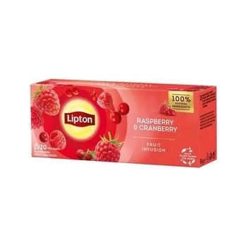 Lipton Raspberry with Cranberry 20 sáčkov
