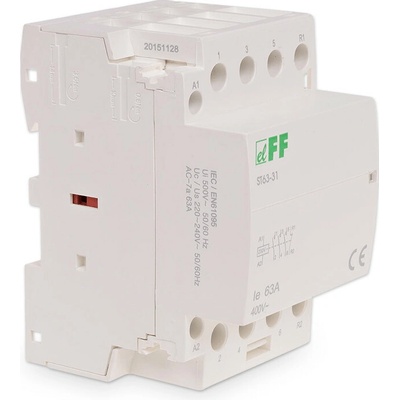 ST63-31 - Elektromagnetický stýkač, 230V, 63A, 3x NO + 1x NC, AC1: 24kW / AC3: 8,5kW