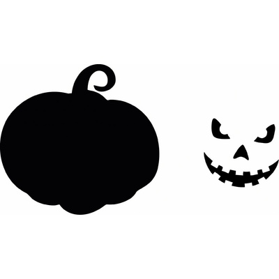 Artemiss Tekvica s tvárou plastová šablóna E 29 cm x 29 cm