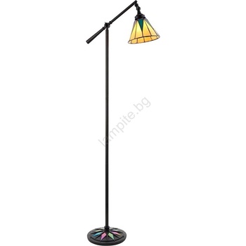 Endon Lighting 74355 - Подова лампа Tiffany DARK STAR 1xE14/40W/230V (EN0286)