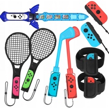 JYS Set Ascessories 9 in 1 Joy-Con Nintendo Switch, Nintendo Switch OLED NS236