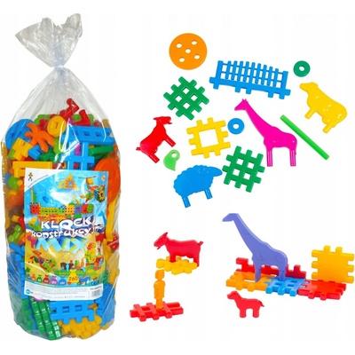 Mejpol Stavebné kocky Mix 260 ks