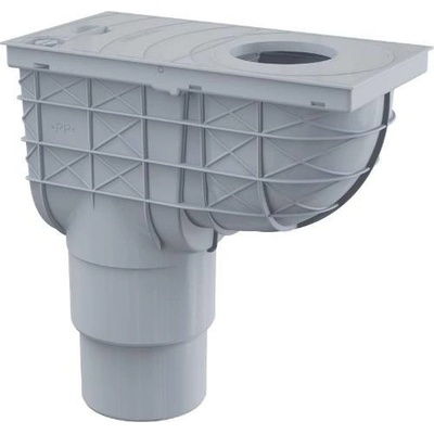 Enpro Lapač střešních splavenin přímý 125 / 110 mm šedá