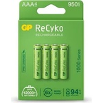 GP Batteries Акумулаторна Батерия GP R03 AAA 950mAh NiMH - 4 бр (100AAAHCE-EB4)