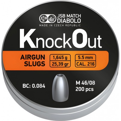 Diabolky JSB Knockout Slugs 5,5 mm 200 ks – Zboží Dáma